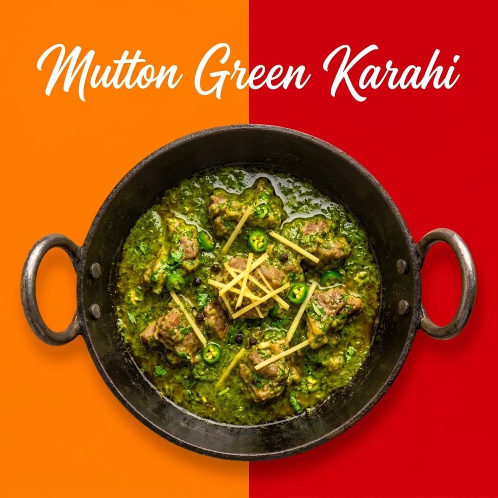 Mutton Green Karahi